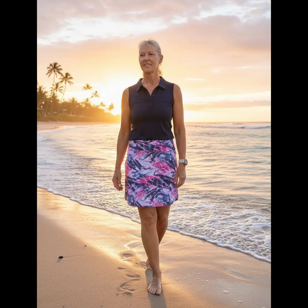 Astrid Longer Skort with Pockets - Skorts