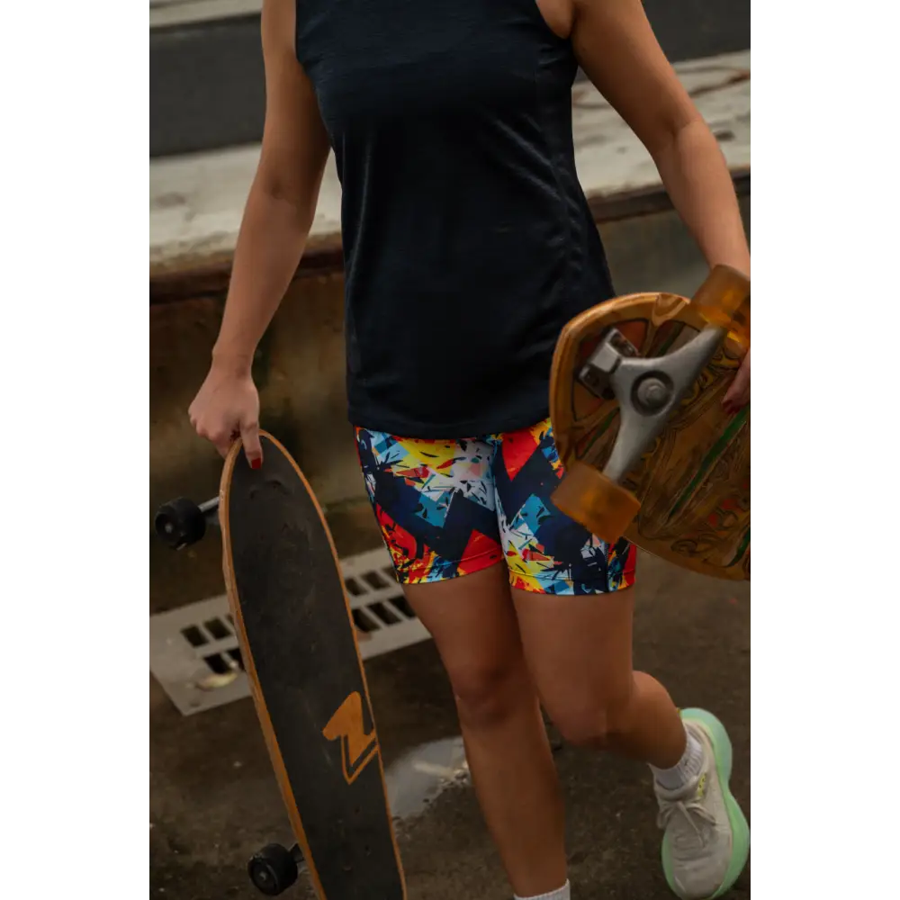 Aztec Bike Shorts - gmaxx