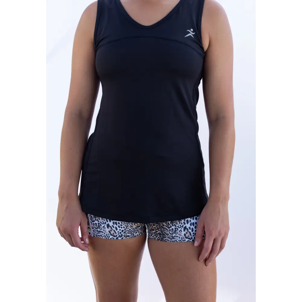 Gmaxx Black Full Back Singlet