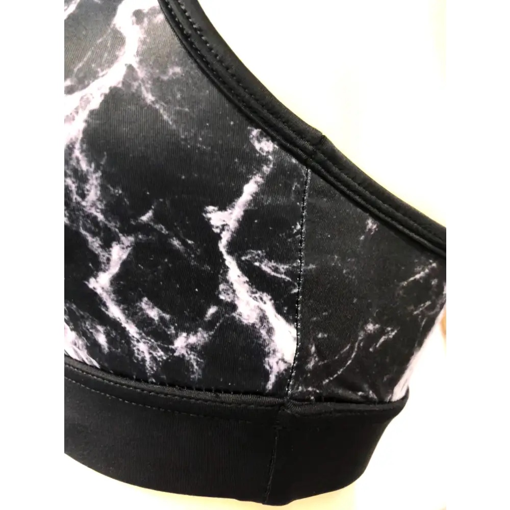 Black Bamboo Crop Top From Gmaxx Activewear