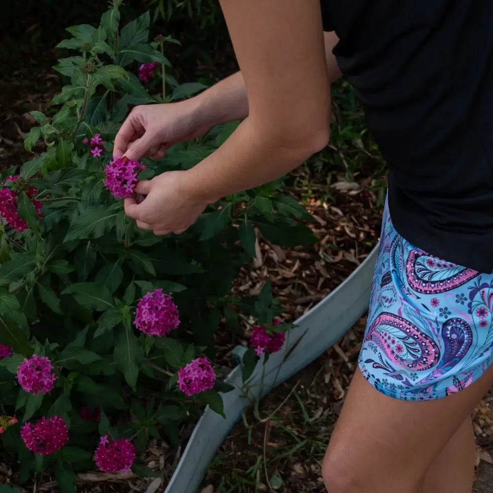 Gaby Skort with Pockets - gmaxx Boho Print Neon Colours Golf Pickleball Tennis Skort Skirt