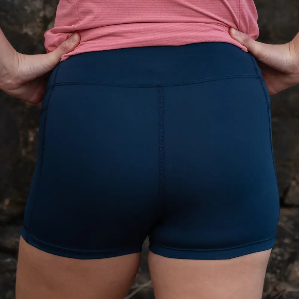 Navy Booty Bike Short - Sports Shorts