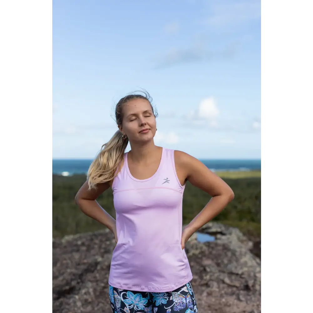 Pink Full Back Singlet XS - XXXL - gmaxx