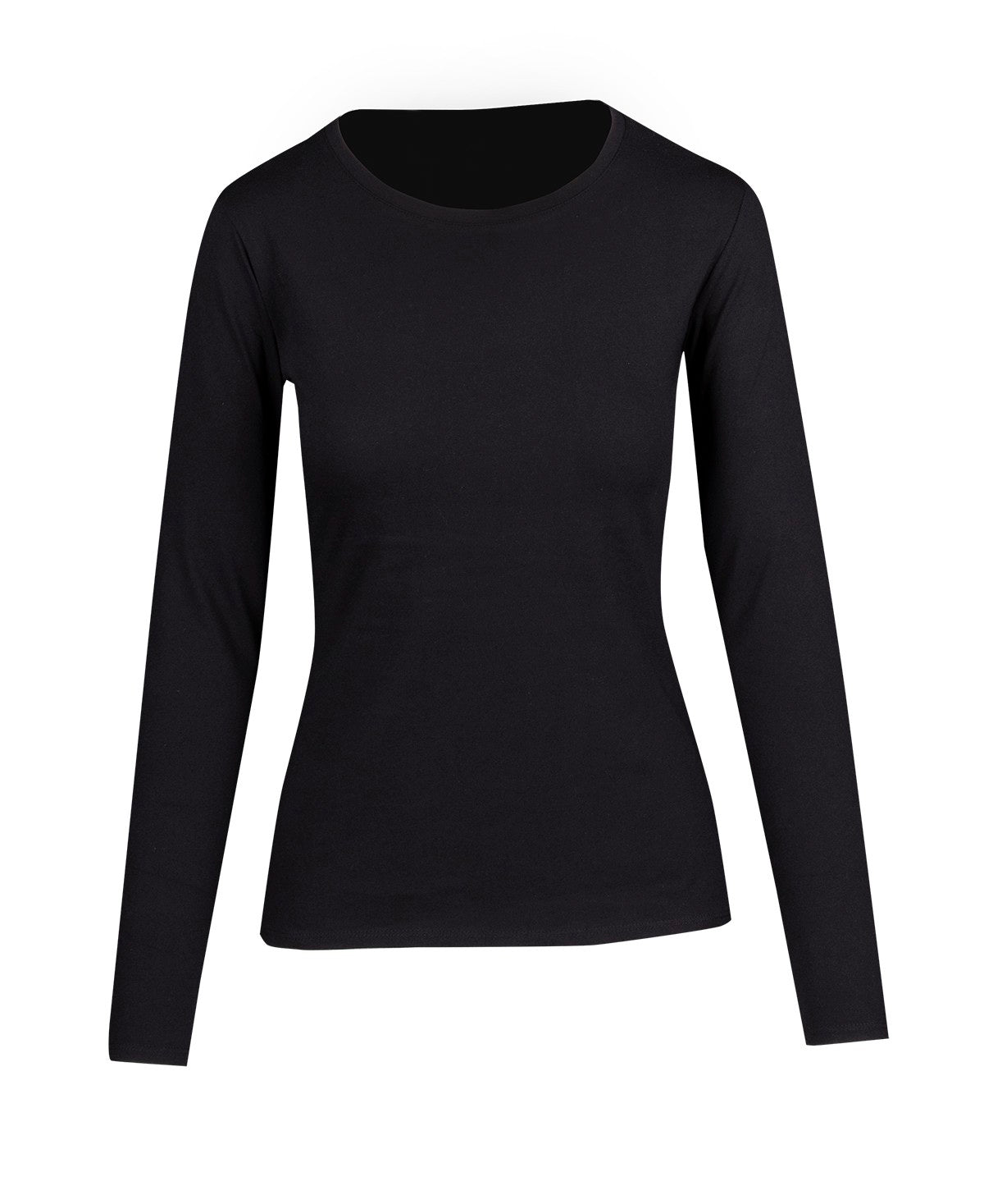 Casey Long Sleeve Top.  It's made of 100% fine cotton jersey, perfect for layering on those cooler days. It has a slim fit long cut, a round neck, and comes in black and white.
