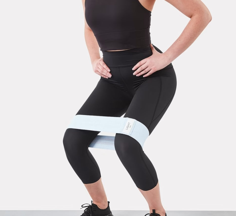 stretchable bands can be seamlessly integrated with popular workout programs including yoga, pilates and more.