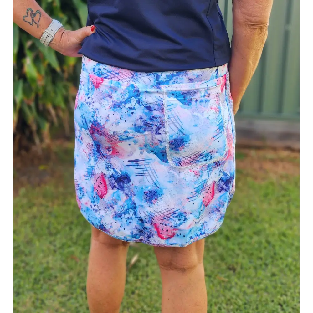 Amelia Longer Skort with Pockets - Skorts