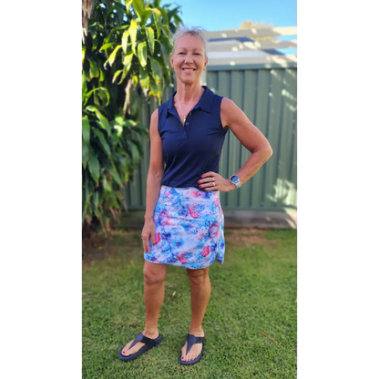 Amelia Longer Skort with Pockets - Skorts