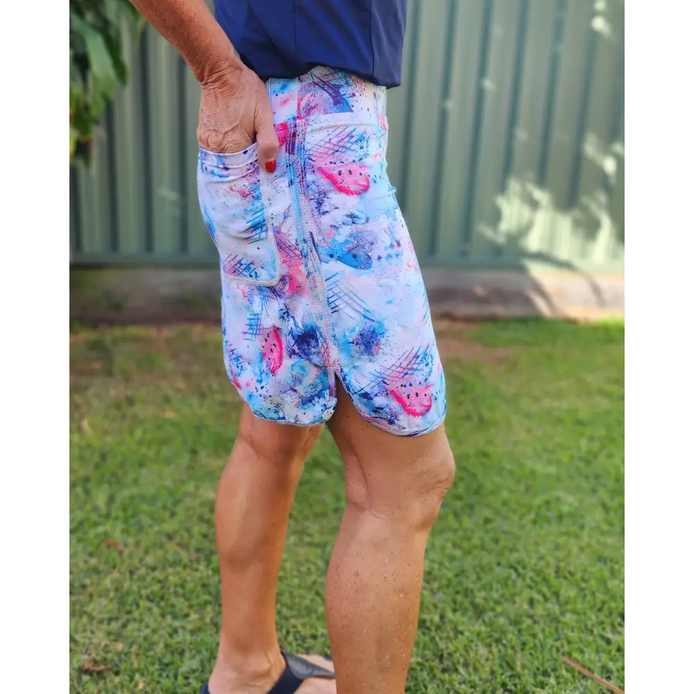 Amelia Longer Skort with Pockets - Skorts