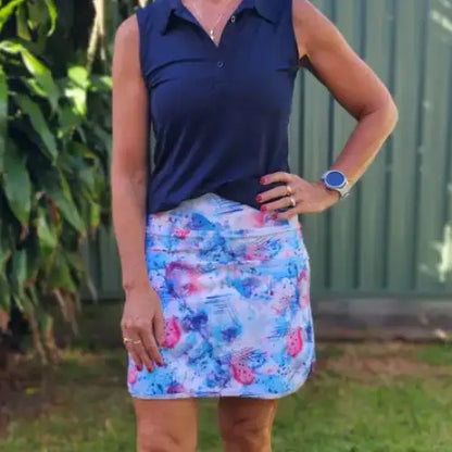 Amelia Longer Skort with Pockets - XS - Skorts