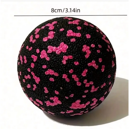 Assorted Massage Balls - Black/Pink 8cm - Yoga Accessories