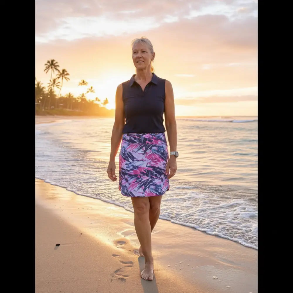 Astrid Longer Skort with Pockets - Skorts