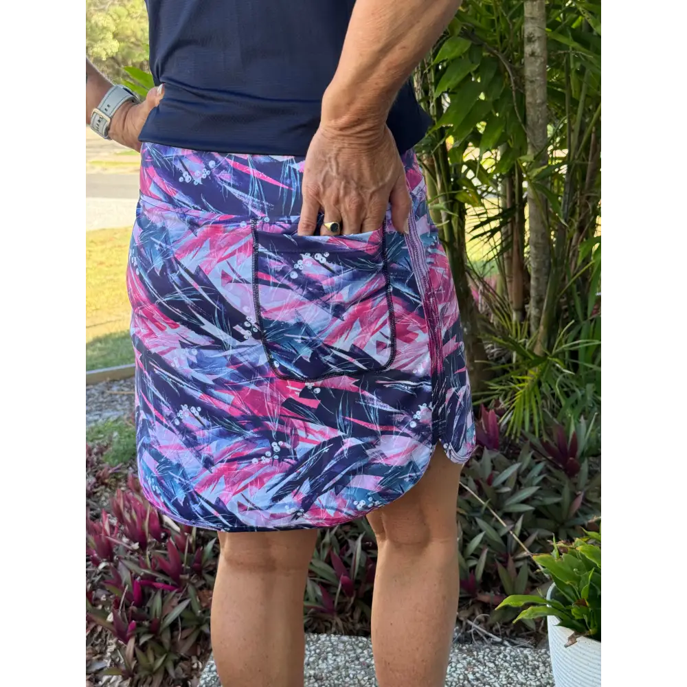 Astrid Longer Skort with Pockets - Skorts