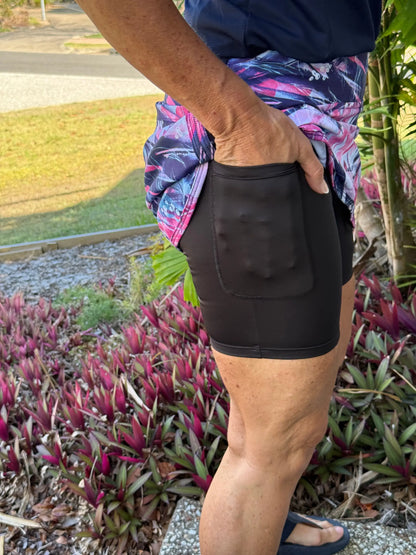 Astrid Longer Skort with Pockets - Skorts