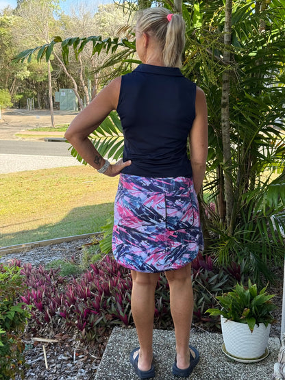 Astrid Longer Skort with Pockets - Skorts