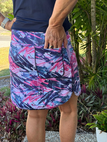 Astrid Longer Skort with Pockets - Skorts