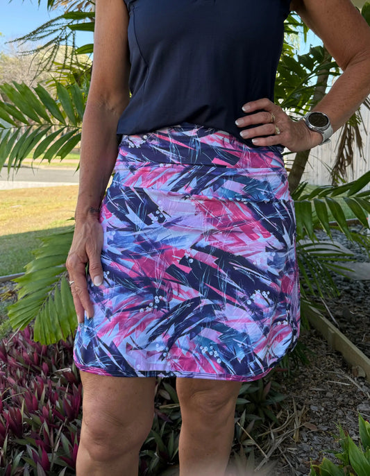 Astrid Longer Skort with Pockets - Skorts