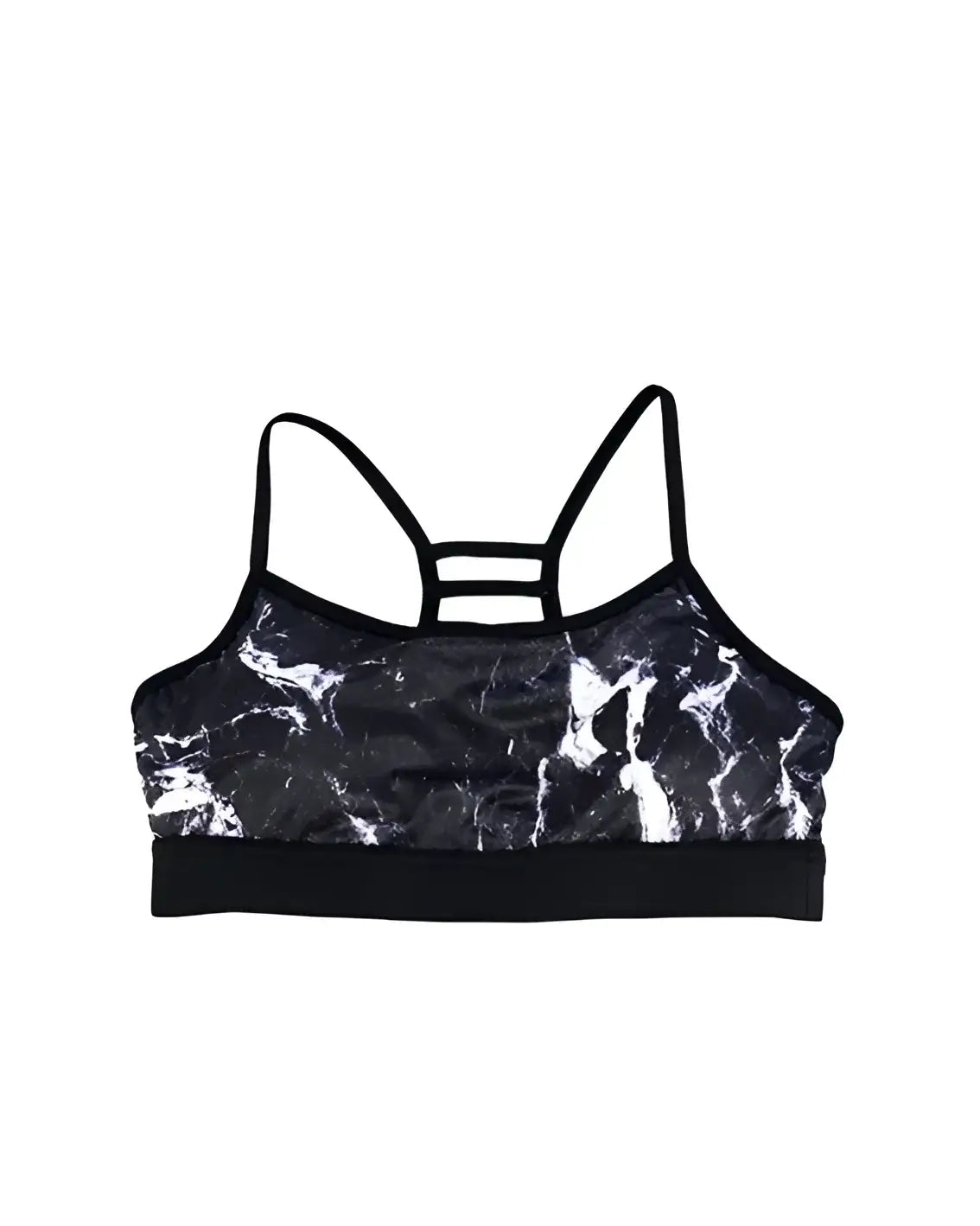 Black Bamboo Crop Top From Gmaxx Activewear