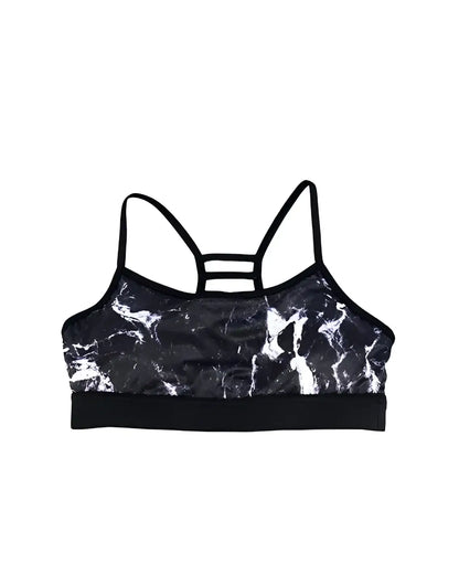 Black Bamboo Crop Top From Gmaxx Activewear