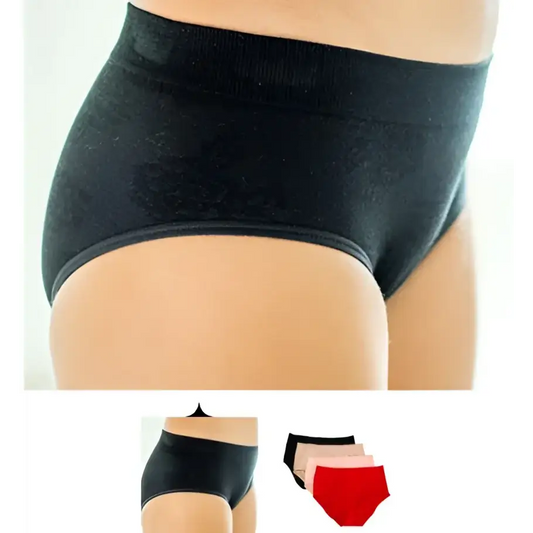 Ladies BAMBOO 4-Pack Women's full seamless briefs - gmaxx