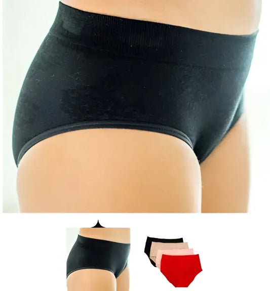 Ladies BAMBOO 4-Pack Women's full seamless briefs - gmaxx