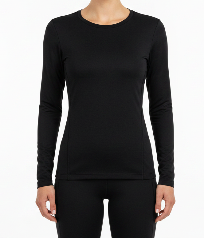 Casey Long Sleeve Top.  It's made of 100% fine cotton jersey, perfect for layering on those cooler days. It has a slim fit long cut, a round neck, and comes in black and white.