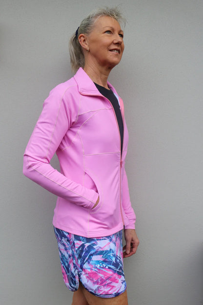 Catherine Pink Sports Jacket - gmaxx