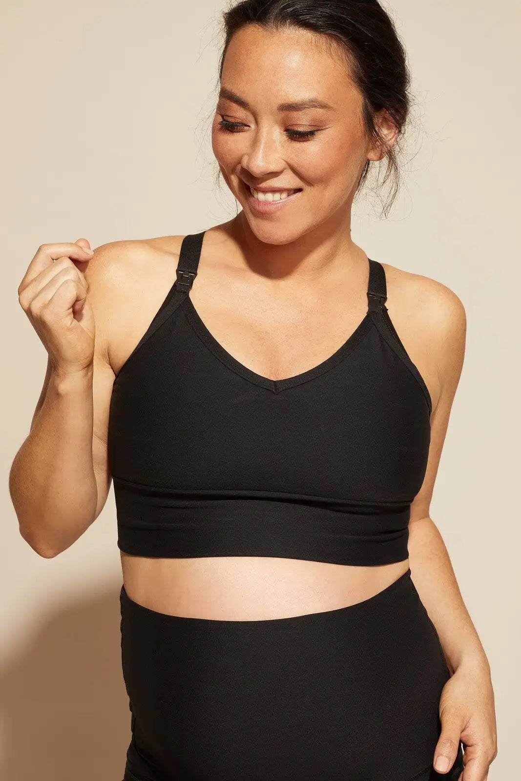 Chloe Maternity Crop Top. Nursing Bra