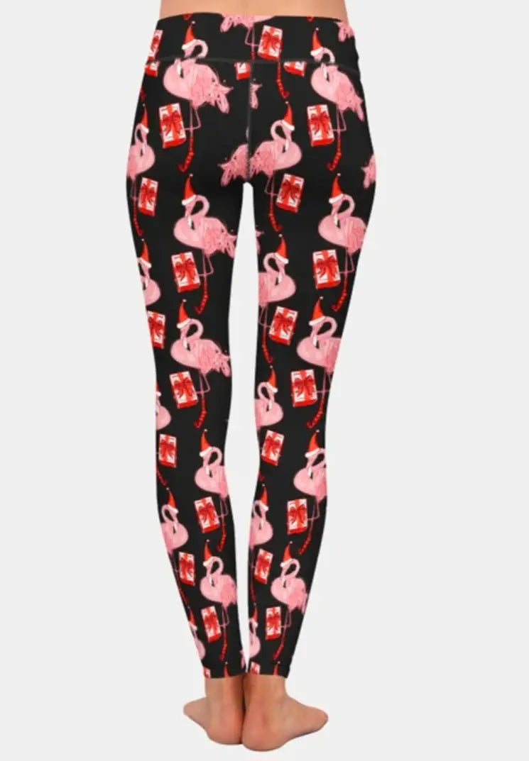 Christmas Flamingo Leggings - gmaxx
