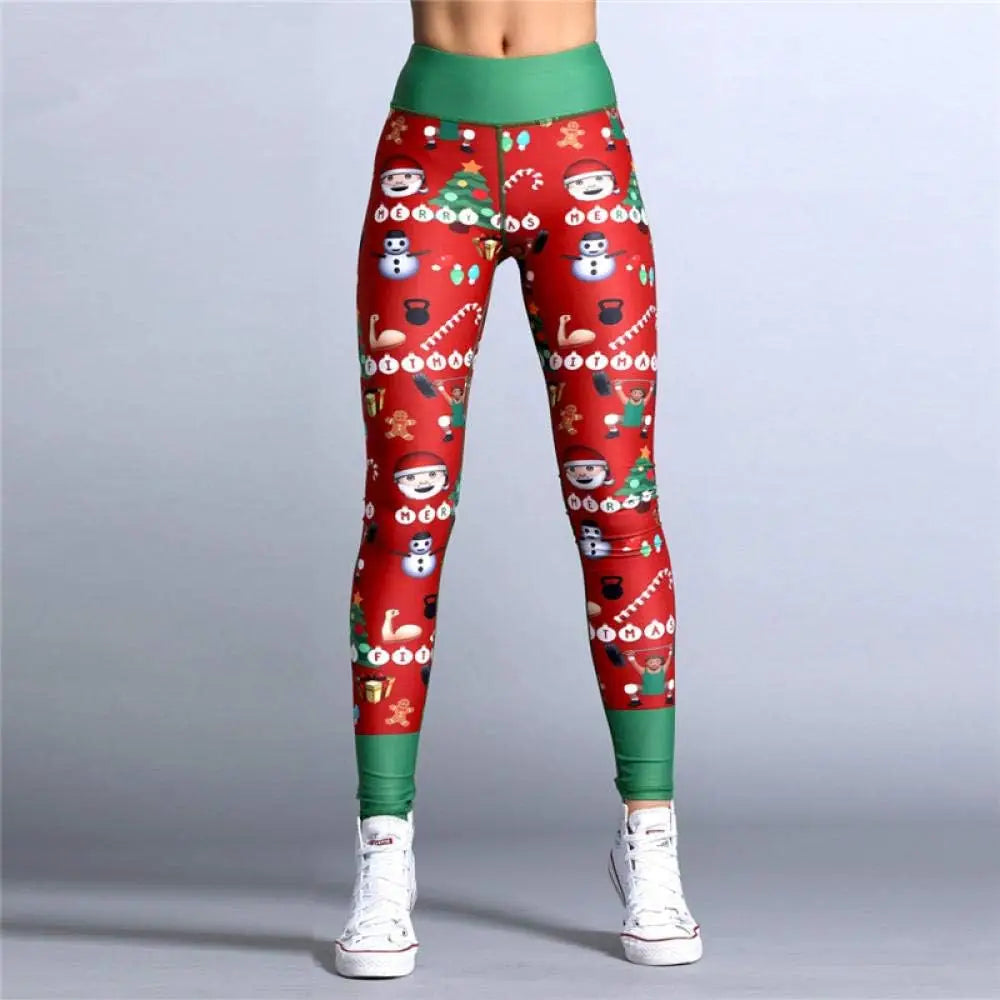 Christmas Workout Leggings are the yuletide twist to our Christmas Summer or what your Christmas in July winter wardrobe has been missing!