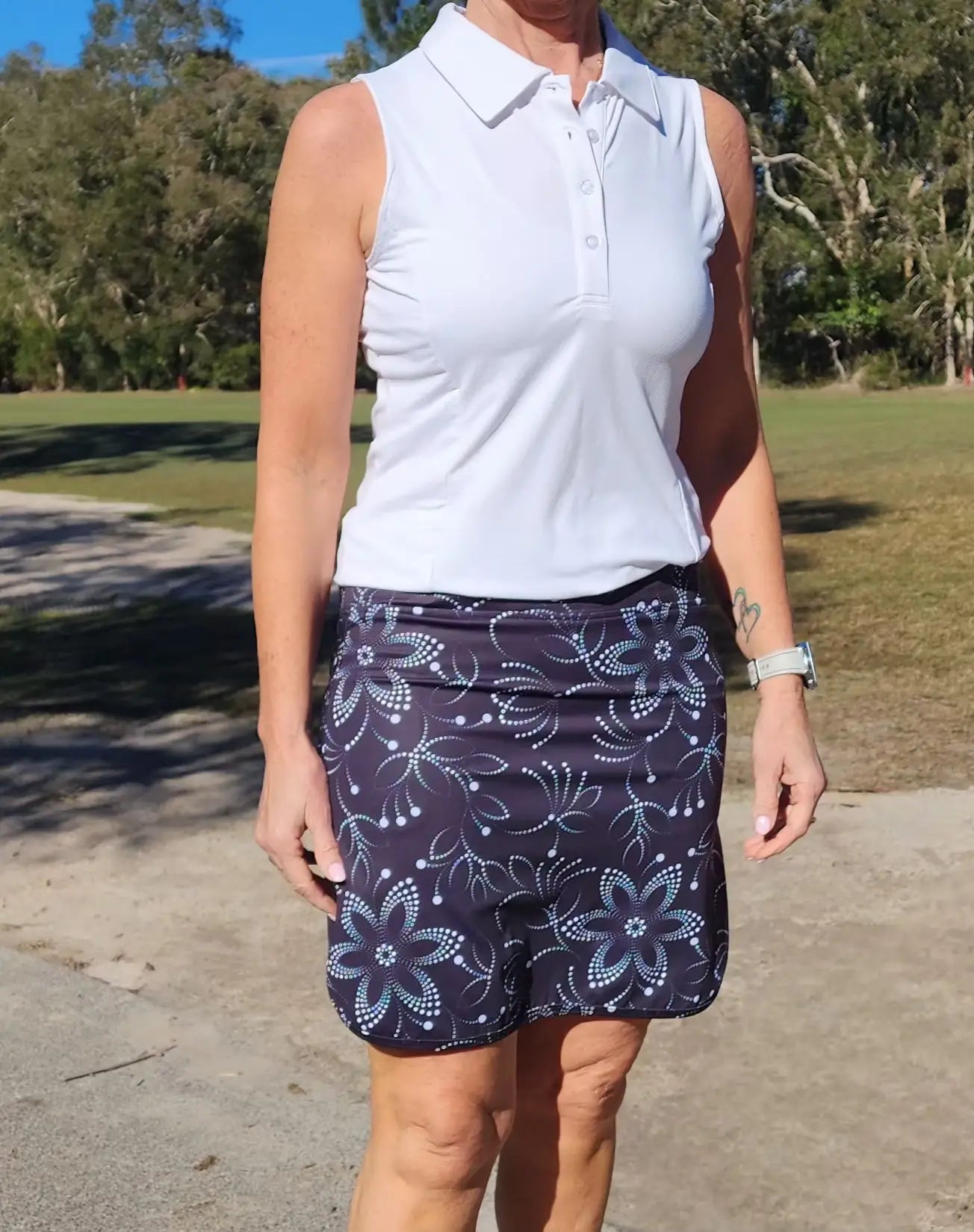 Dana Longer Skort with Pockets - Skorts