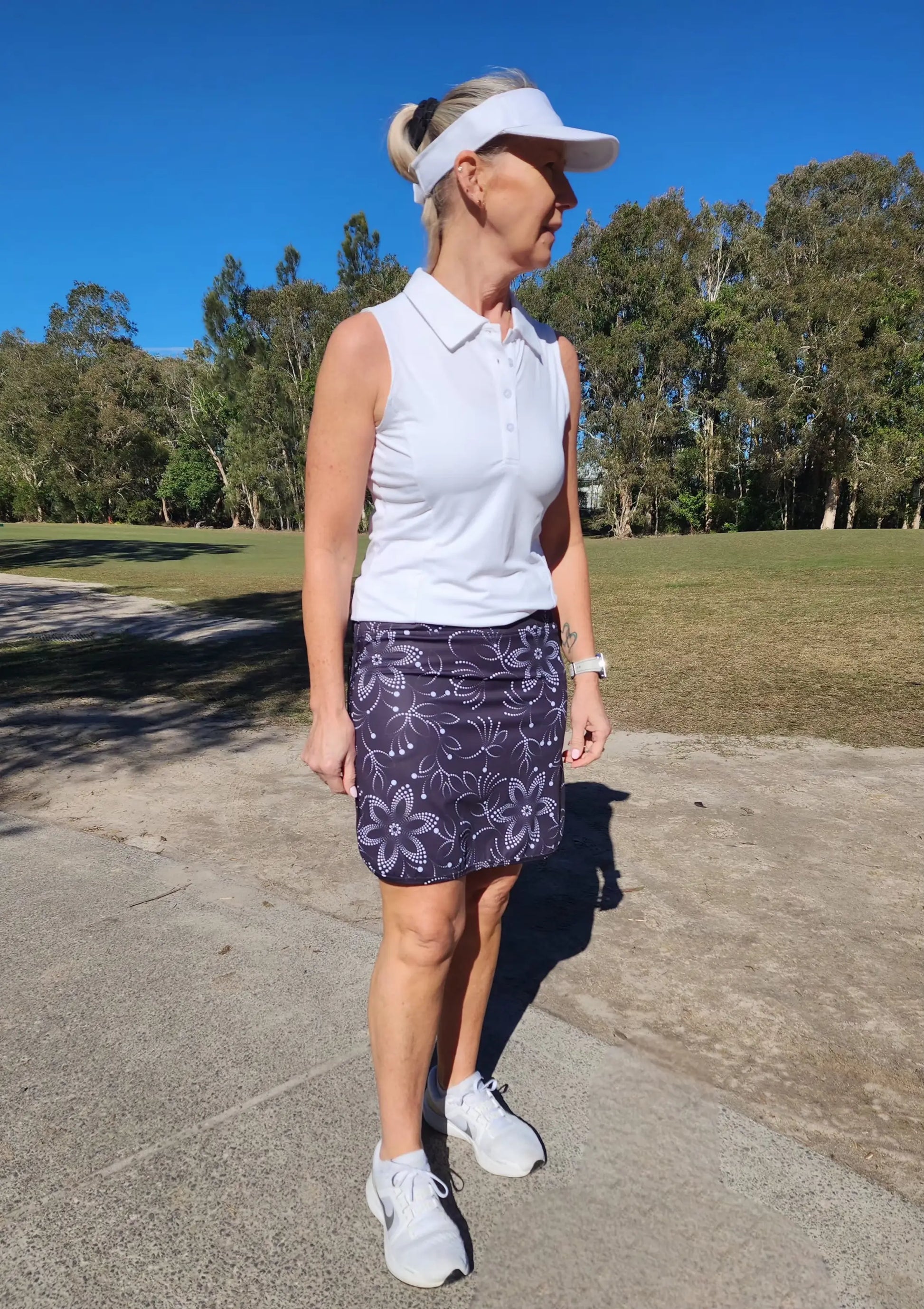 Dana Longer Skort with Pockets - Skorts