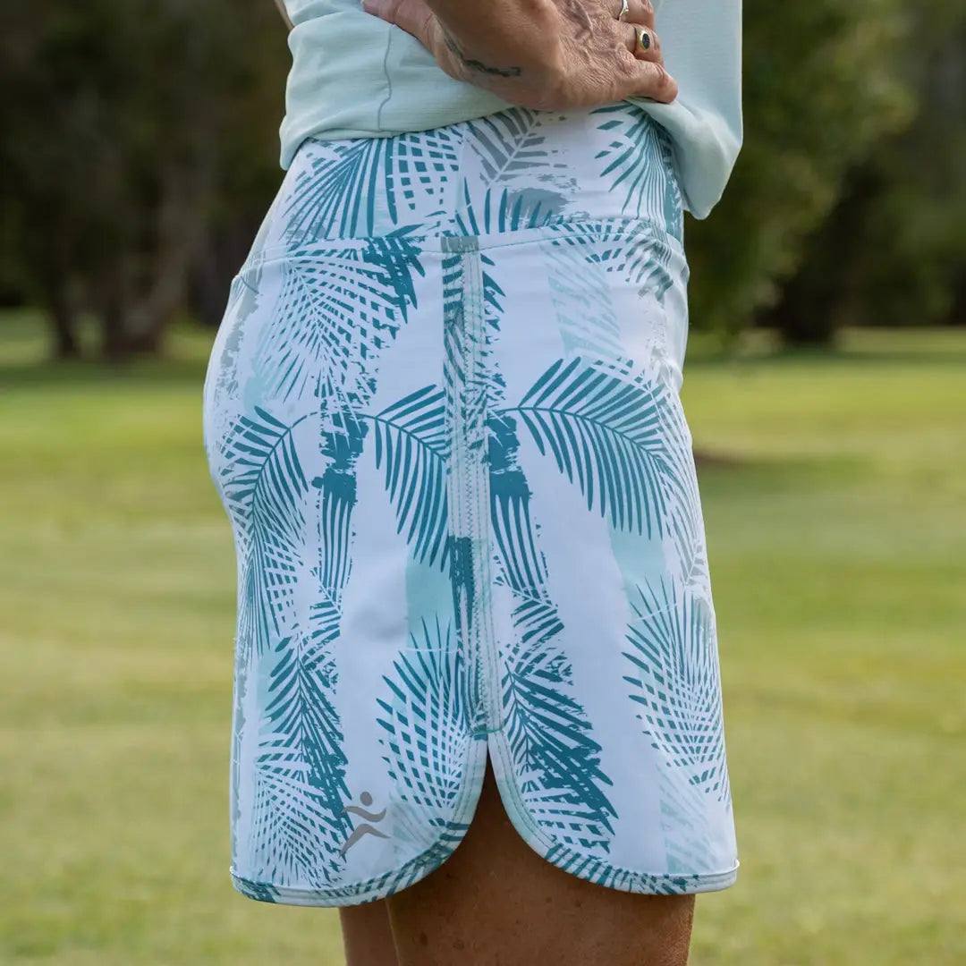 Palm Frond Print, Neon Colours, Golf, Pickleball, Tennis Skort/ Skirt 