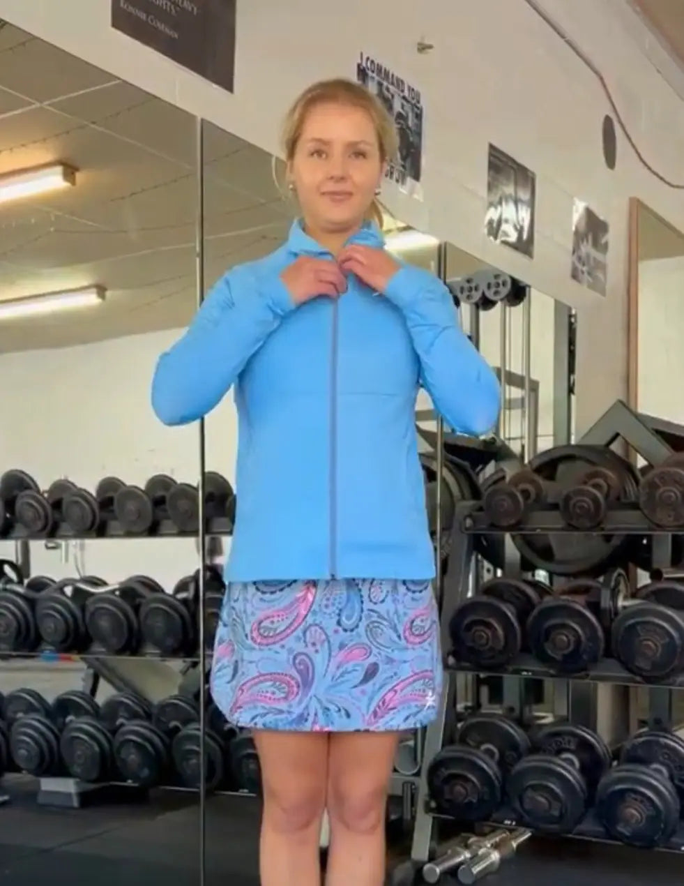 Freyja Blue Sports Jacket. - gmaxx