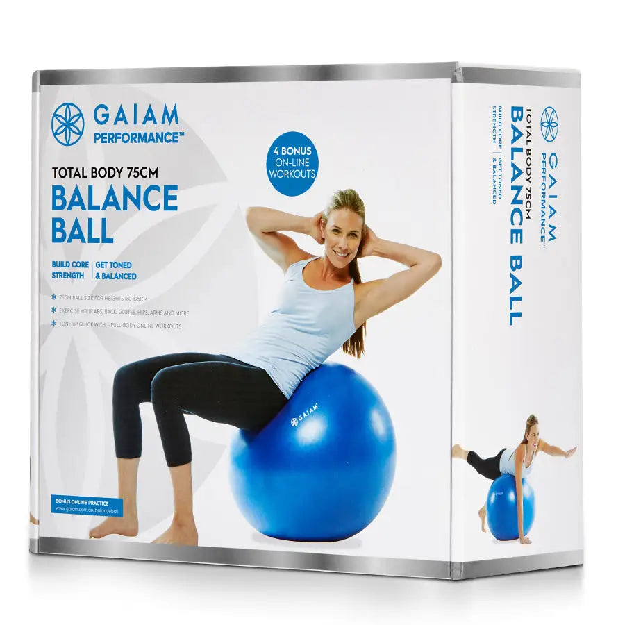 Gaiam Balance Ball Kit - 75cm - gmaxx