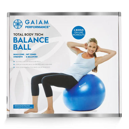 Gaiam Balance Ball Kit - 75cm - gmaxx