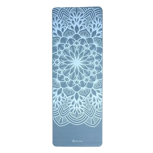 Gaiam Performance Essential Support 4.5mm Yoga Mat - Blue Lotus - Accessories