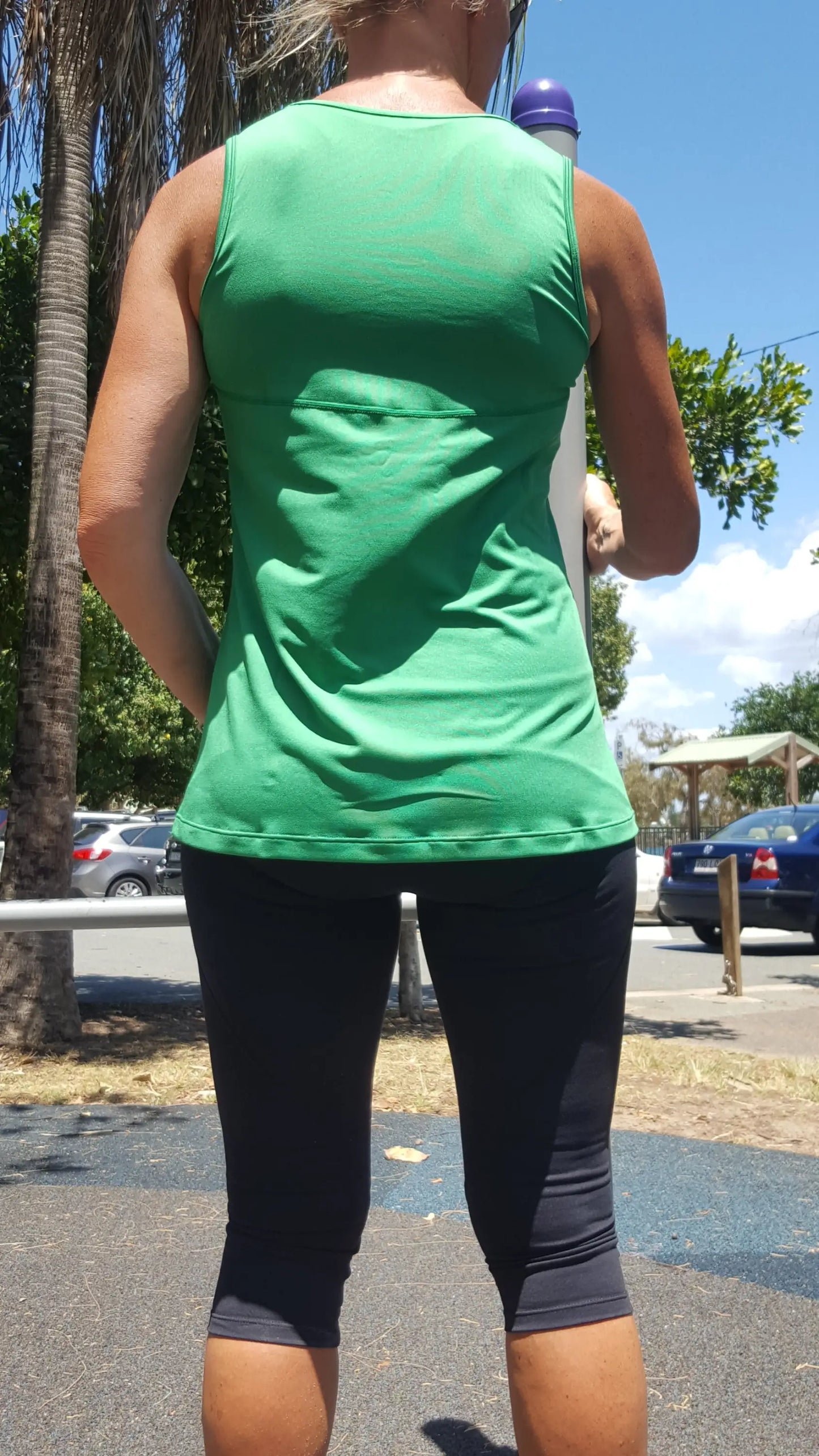 Gmaxx Active Full Back Singlet - gmaxx