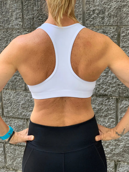 Gmaxx Active White Crop Top