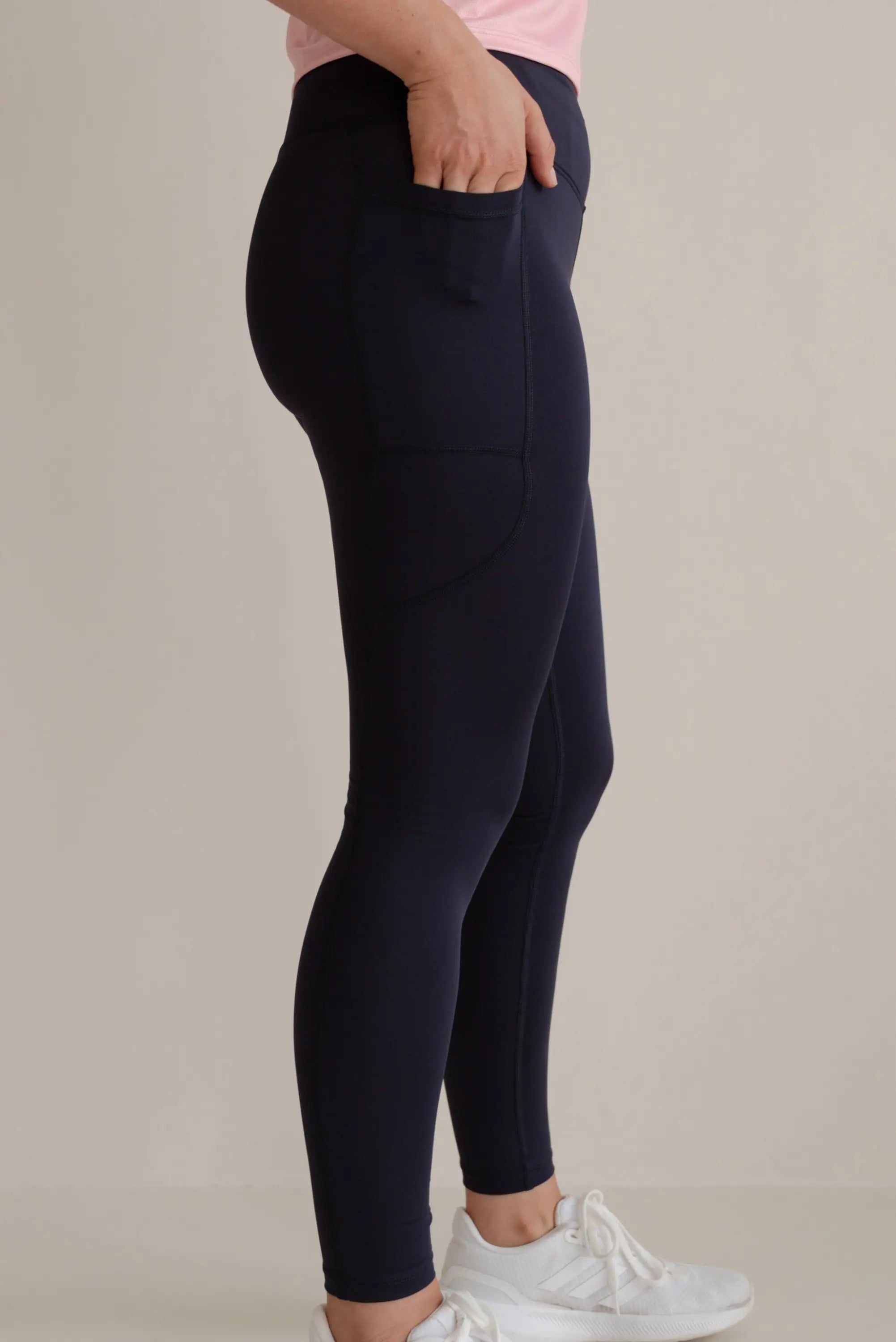 Gmaxx ’ATTACK NAVY’ Full Length Leggings - Ladies Leggings