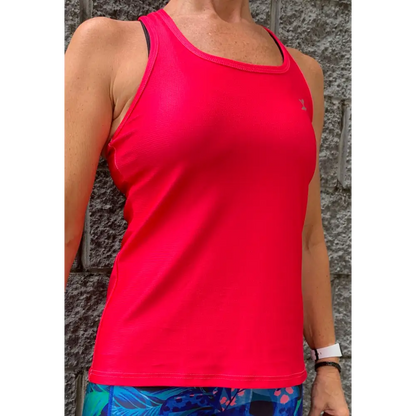 Gmaxx BREEZE 'Hot Pink' Strappy Back Sports Top