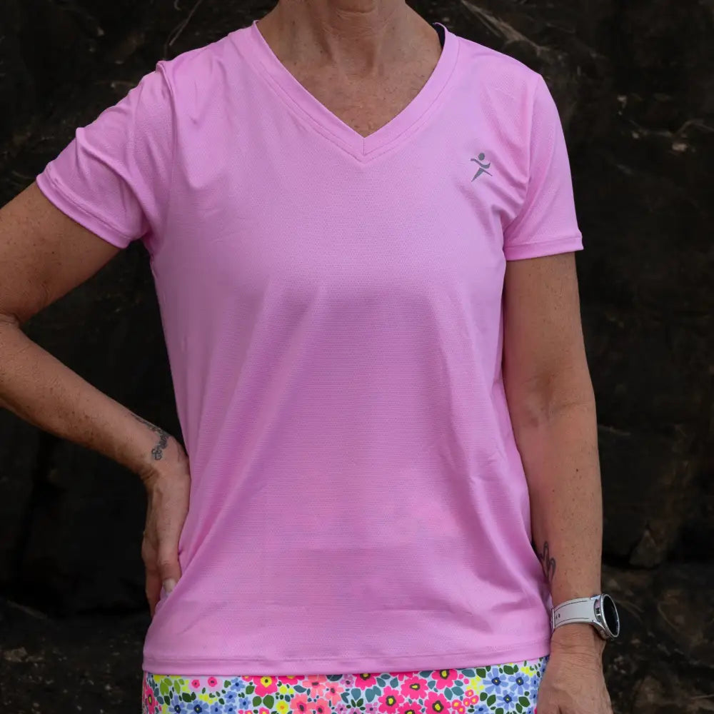 gmaxx Mesh Tee’s - XS / Bright Pink - Activewear