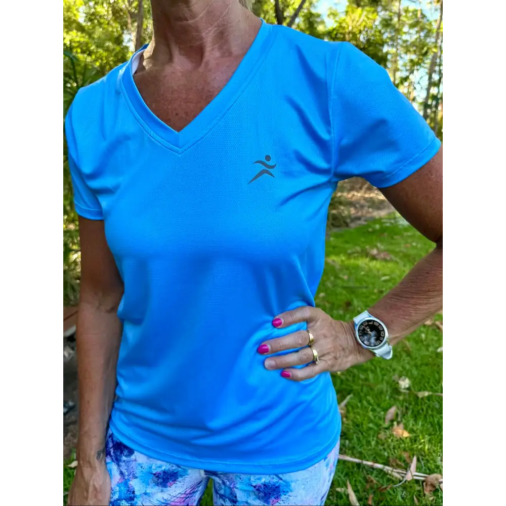 gmaxx Mesh Tee’s - XS / Sky Blue - Activewear