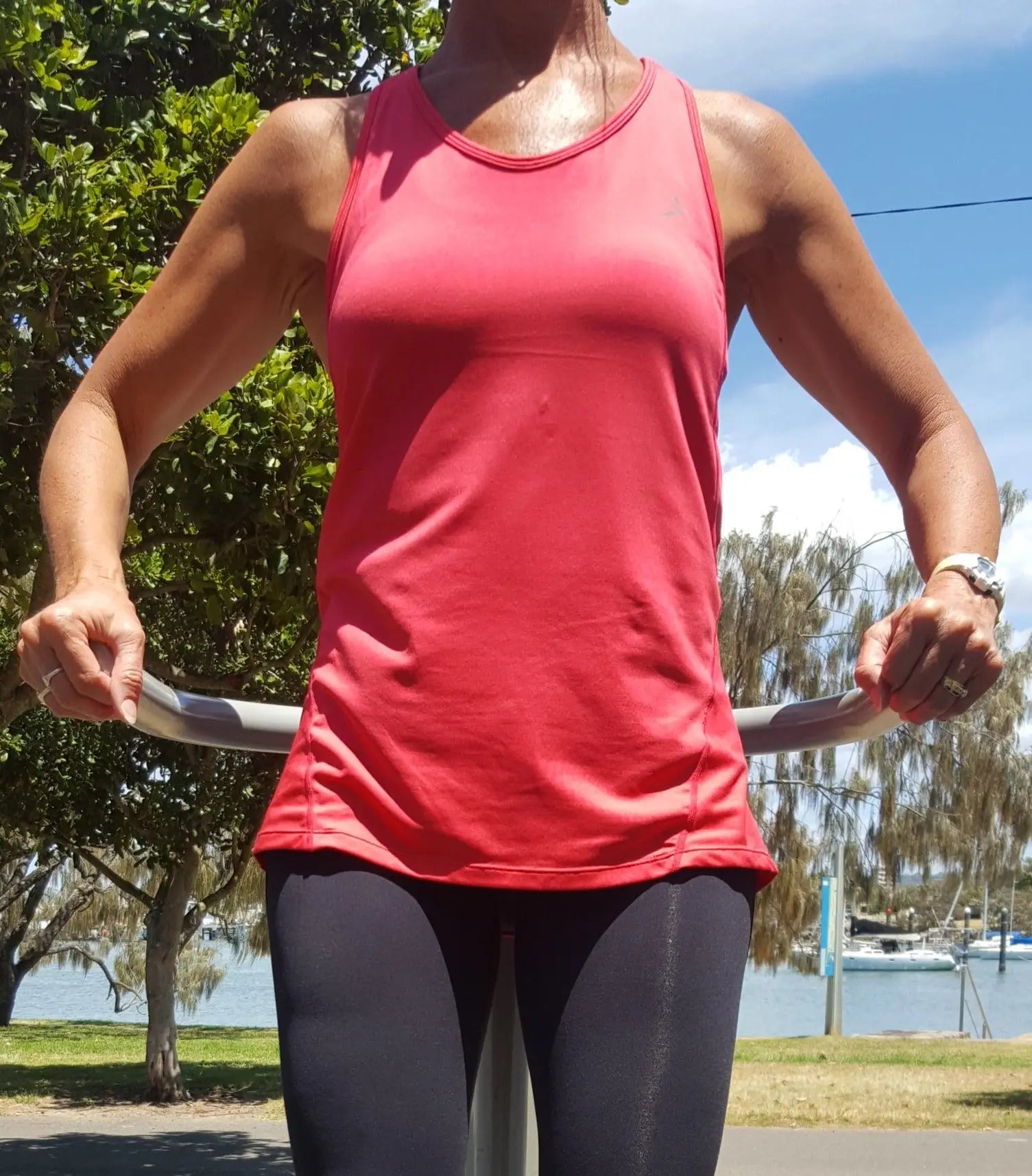 Gmaxx Active Racer Back Singlets - $15.00