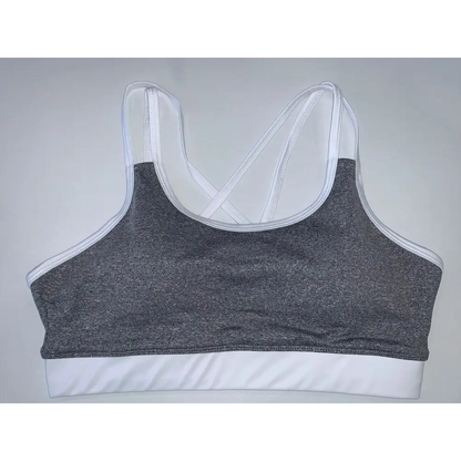 Grey Bamboo Crop Top