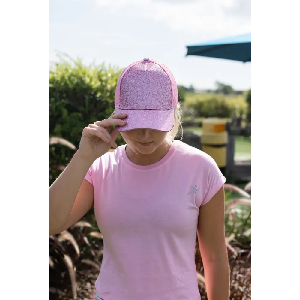 Holli Cap Sleeve Tee. Available in White, Navy, Black, Seafoam and Pink