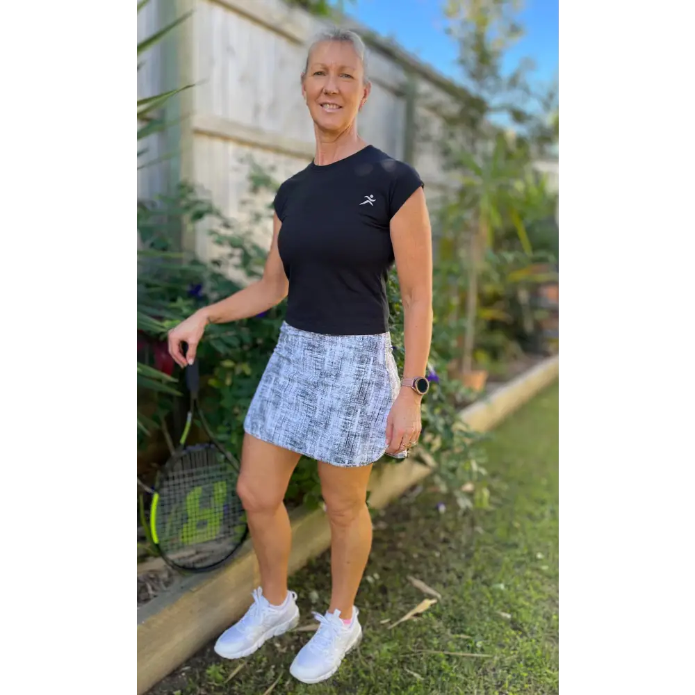 Holli Cap Sleeve Tee - gmaxx