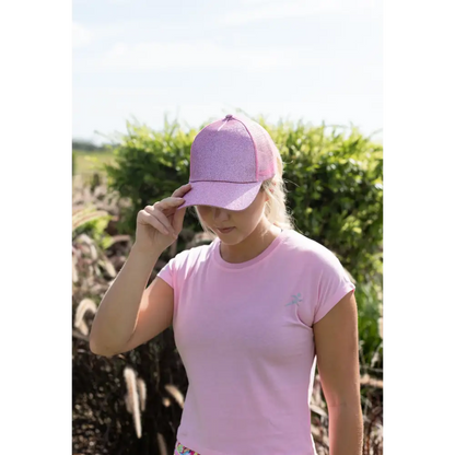 Holli Cap Sleeve Tee. Available in White, Navy, Black, Seafoam and Pink