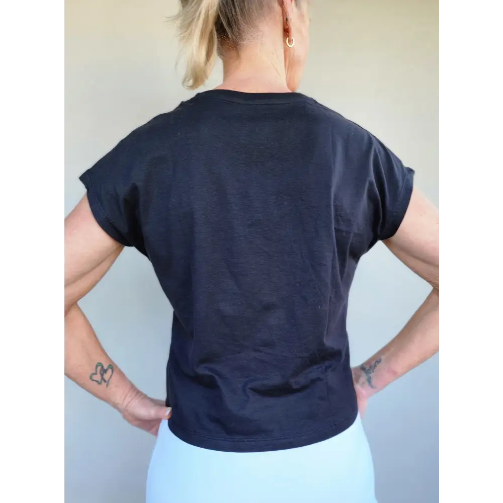 Holli Cap Sleeve Tee - gmaxx