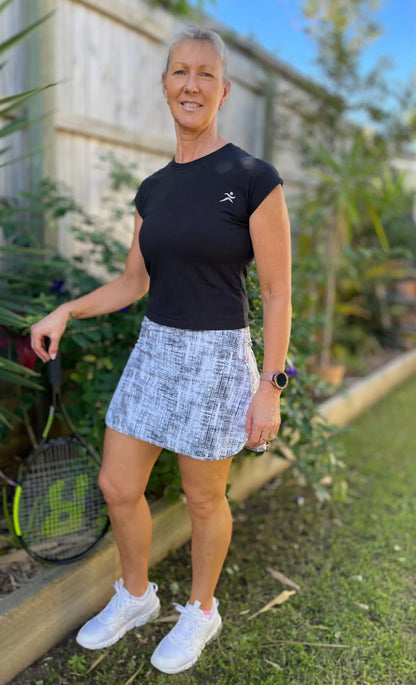 Holli Cap Sleeve Tee - gmaxx