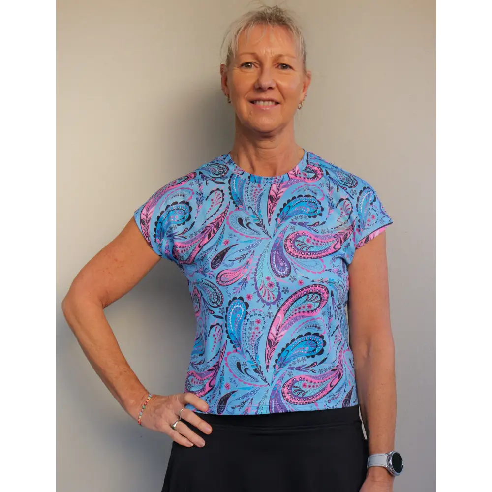 Holli Mesh Tee - gmaxx